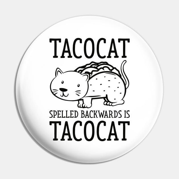 Tacocat Pin by LuckyFoxDesigns