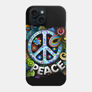 Rainbow PEACE Symbol Phone Case