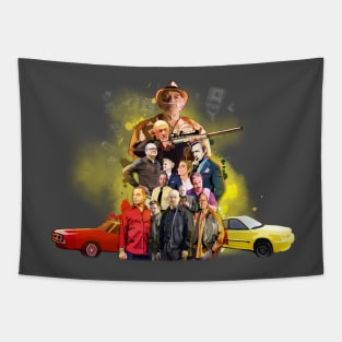 better call saul breaking bad mashup poster Tapestry