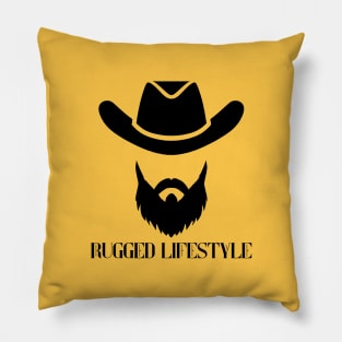 cowboy rugged lifestyle cowgirl Pillow