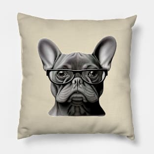 Funny French Bulldog Papa Pillow