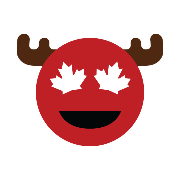 Canada Emoji Red Canada 150 TShirt TeePublic