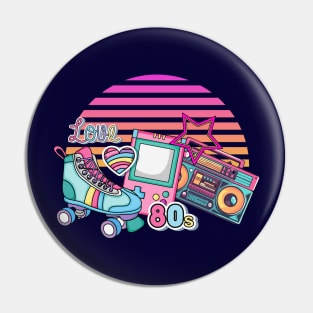 80s love Pin