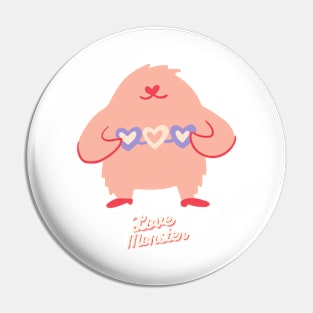 Love Monster Cute and Funny Valentine's Day Gift Pin