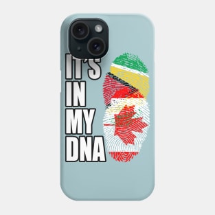 Guyanese And Canadian Mix Heritage DNA Flag Phone Case