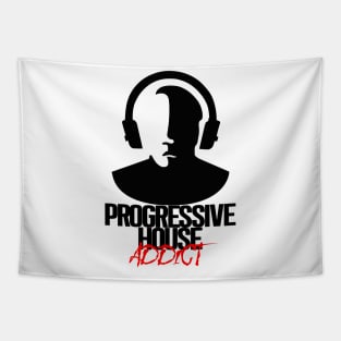 Progressive House Addict - Black Tapestry