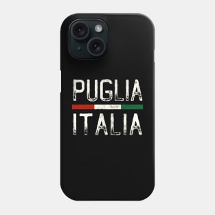 Puglia, Italia - Vintage Style Typography Design Phone Case