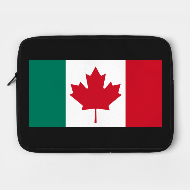 Canada - Italy Flag Mashup