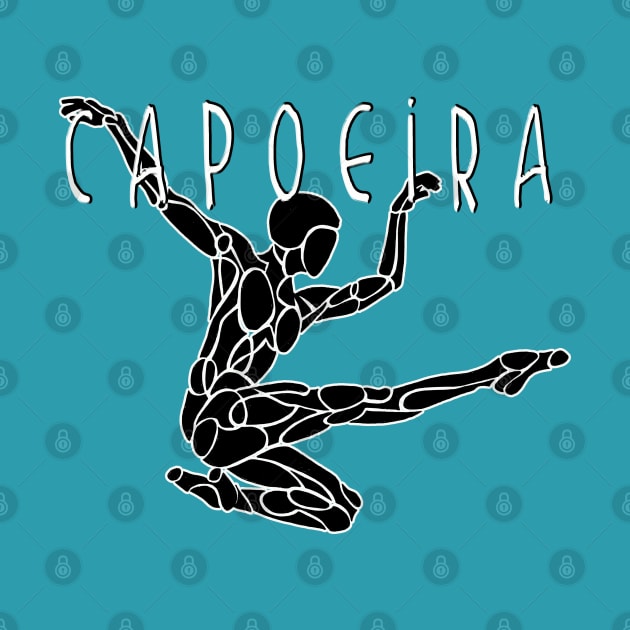 Capoeira Kick Vector by badlydrawnbabe