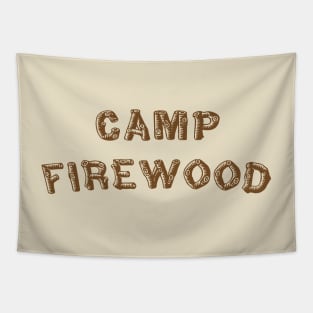 Camp Firewood Tapestry