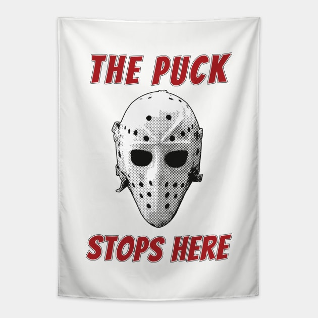 The Puck Stops Here Tapestry by ranxerox79