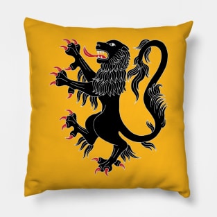 Lion Rampant Sable Pillow