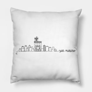 San Marino City Signature Pillow