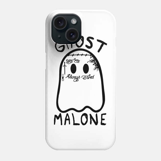 Ghost Malone Phone Case by RadRetro