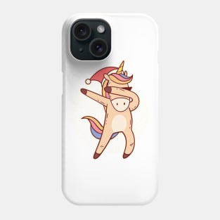 Unicorn Christmas Dab Phone Case