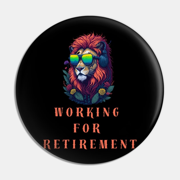 Retirement Plan Pin by vaporgraphic