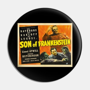 Son Of Frankenstein Movie Poster Pin