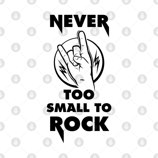 never too small to rock by bisho2412