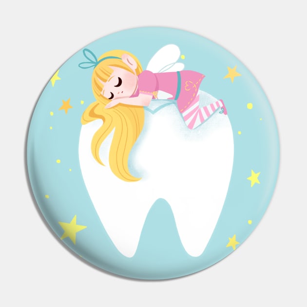 Tooth Fairy Pin by Lobomaravilha