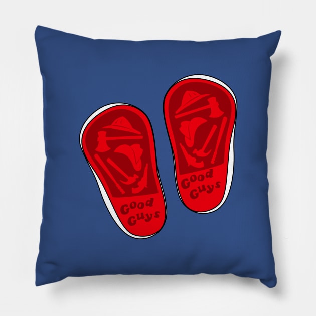 Child’s Play | Good Guy Doll Shoes Pillow by Jakmalone