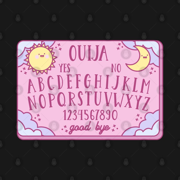 Kawaii Ouija Board Witchy Pastel Halloween Gift by BadDesignCo