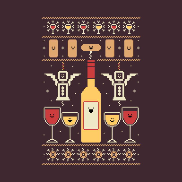 Wine Christmas by HandsOffMyDinosaur