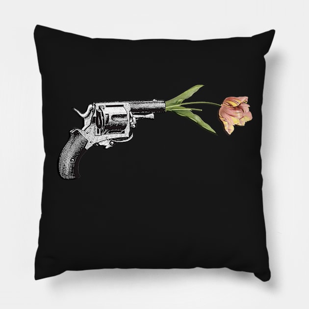 FLORAL SHUT Pillow by GloriaSanchez