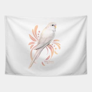 White Parakeet Tapestry