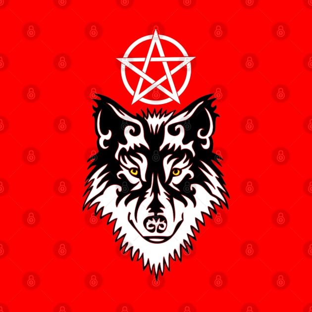 Werewolf-Pentagram - Lycanthropy Gifts by TraditionalWitchGifts