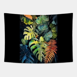 Philodendron plant art Tapestry