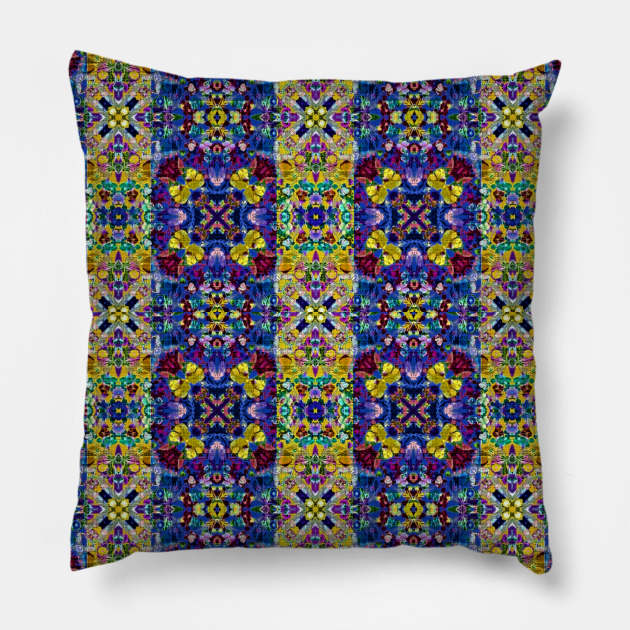 Bohemian Botanical Jewels Pillow by My Petal Press