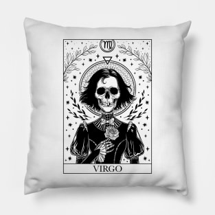 Zodiac sign tarot card Virgo Pillow