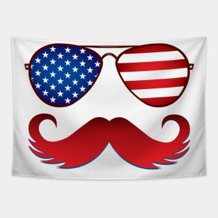 Merica Sunglasses USA American Flag Tapestry