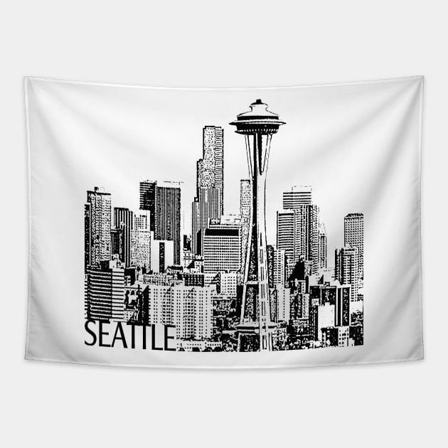 Seattle Tapestry by TravelTs