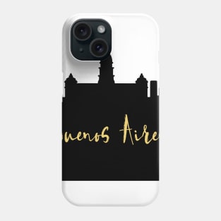 BUENOS AIRES ARGENTINA DESIGNER SILHOUETTE SKYLINE ART Phone Case