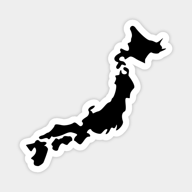Japan Silhouette Magnet by Japan2PlanetEarth