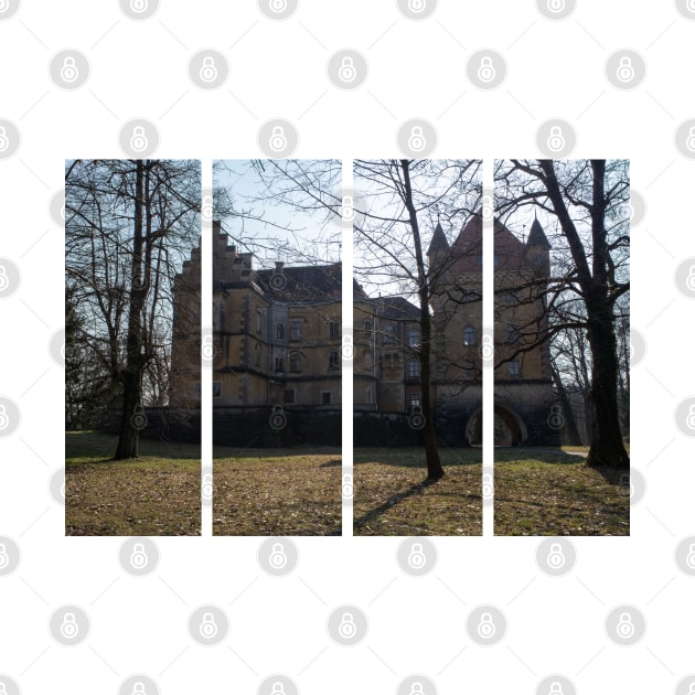 Marusevec Castle (Pongratz noble family) is a 16th-century castle in northern Croatia (Varazdin county). Close view. Sunny spring day by fabbroni-art