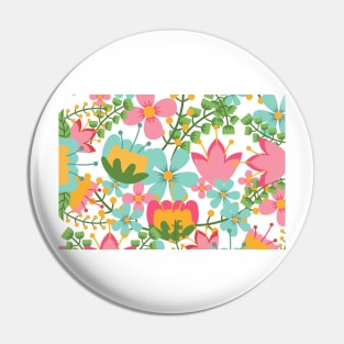 Beautiful Summer Flowers Pin