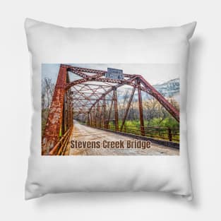 Stevens Creek Bridge Pillow