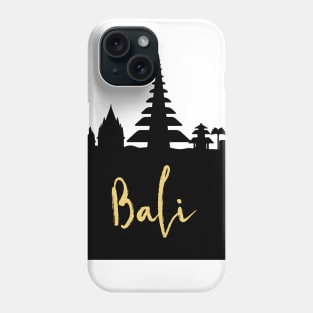 BALI INDONESIA DESIGNER SILHOUETTE SKYLINE ART Phone Case