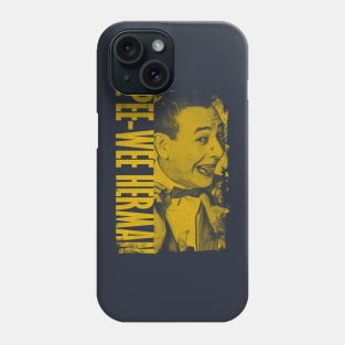 Pee-Wee Herman Yellow Vintage Phone Case