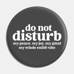 Do not disturb Pin