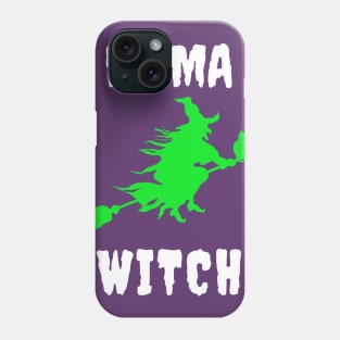 Mama Witch Funny Matching Family Member Group Halloween for Moms Phone Case