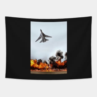 F111 with Fire, Adelaide Air Show Tapestry