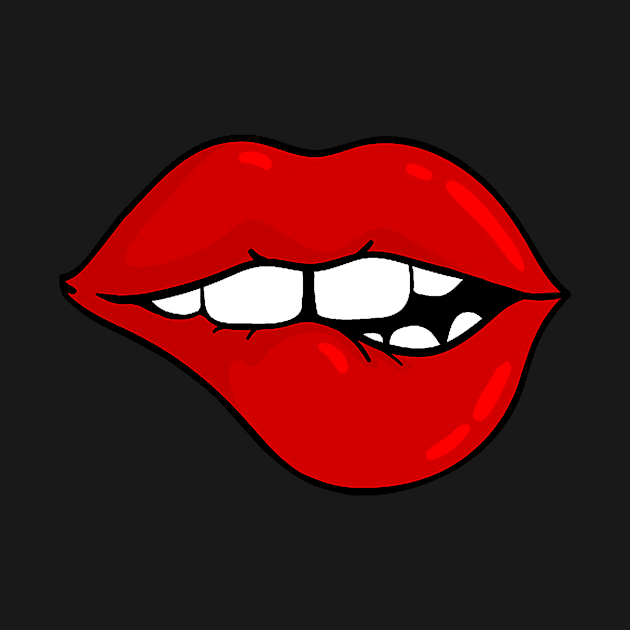 Kinky Red Lips by Jambo Designs