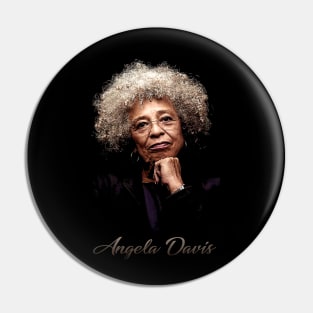 Unapologetically Black Angela Graphic Tee for Cultural Activists Pin