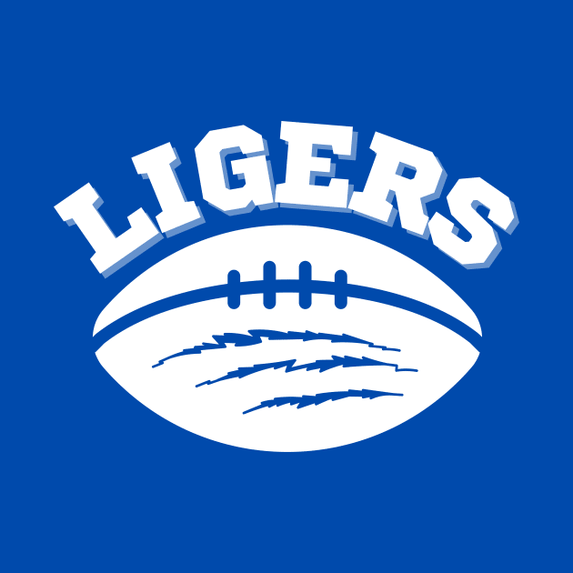 Ligers Football Team Logo (White) by FantasySportsSpot