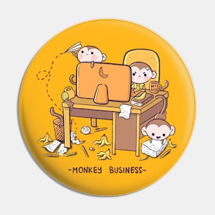 Monkey Business Pin