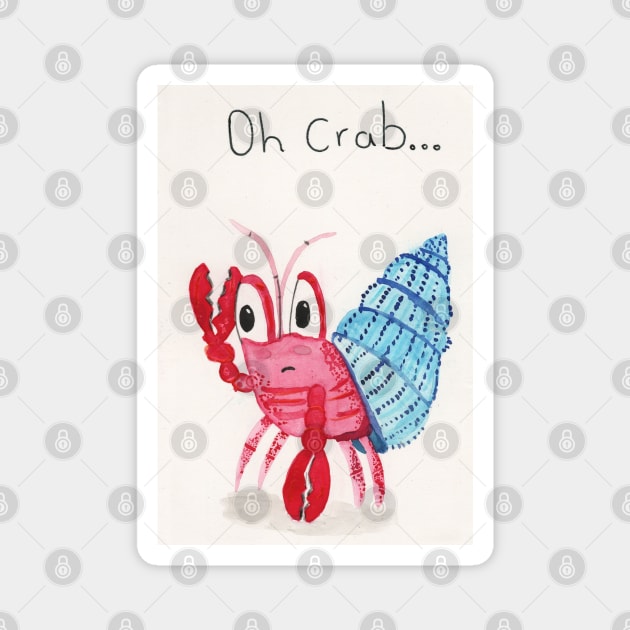 Oh crab Magnet by Charlotsart