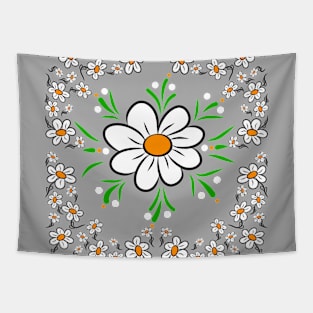 daisy flower blossoms daisies flower pattern bloom Tapestry